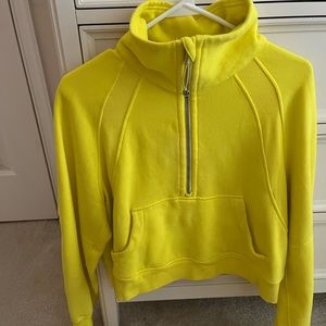 Lululemon 1/2 zip scuba funnel neck
